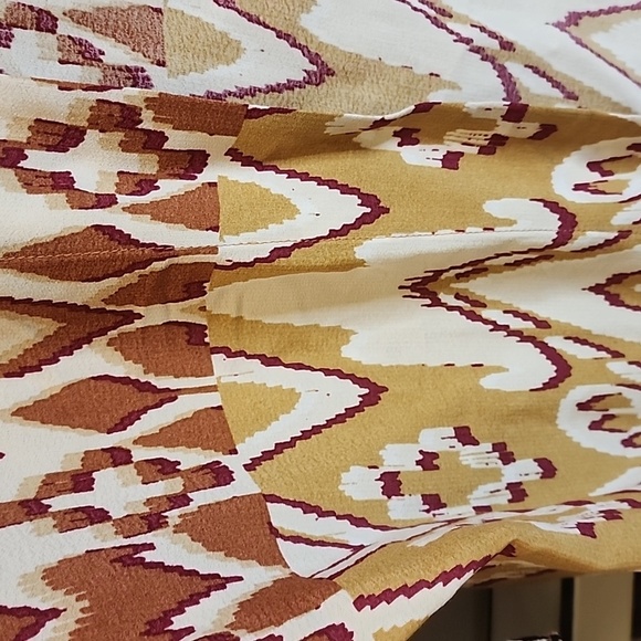 Evereve Tunic, fall colors sz large - Picture 3 of 5